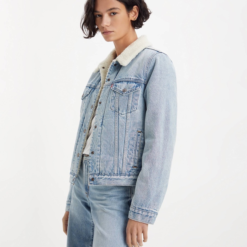 Levi’s Ex Boyfriend Trucker Jacket, Size S